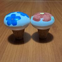 Tappi decorati per bottiglie
