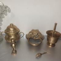 oggettistica soprammobili ottone artigianale 