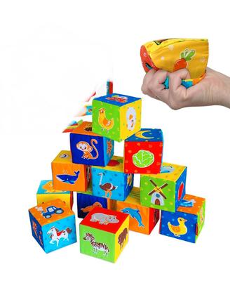 Cubi sensoriali Montessori 8 pezzi 
