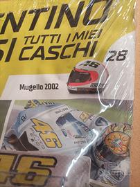 Valentino Rossi casco 1:5 Mugello 2002 uscita 28