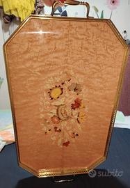 Vassoio Ottagonale da Portata in Legno di Noce,Int