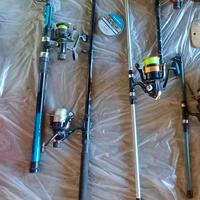 Kit completo pesca – canne, mulinelli , accessori