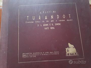 Turandot 78 RPM Opera Completa 1937