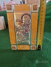 Icona Sacra Famiglia in vetro veneziano – Traspare