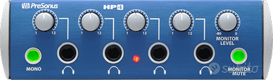 PRESONUS HP4 Amplificatore per cuffie a 4 canali.