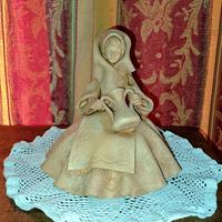 statuetta sarda in terracotta