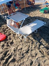 due lettini mare 