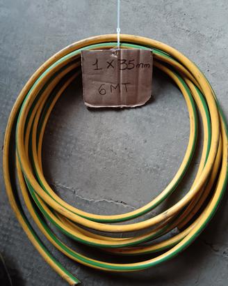 Cavo 1x35mm G/V 6 metri