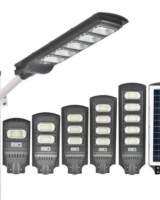 Lampione solare led 240w crepuscolare movimento 