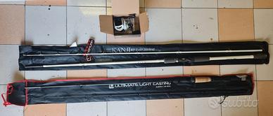 Canne e mulinello da casting