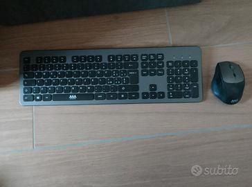 Tastiera e Mouse Wireless