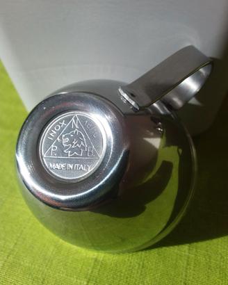 Set di tazzine e coppe gelato vintage inox 18/10