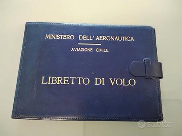 Libretto di volo aeronautica civile 1937