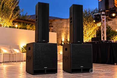 Impianto audio MPE AUDIO 5000 Watt  KIT-L5 Compact