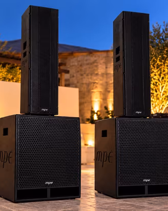 Impianto audio MPE AUDIO 5000 Watt  KIT-L5 Compact