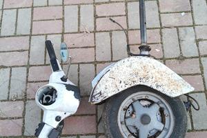 forcella vespa piaggio freno disco pompa manubrio 