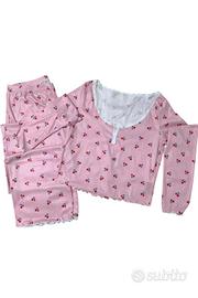 Pigiama Rosa Ciliegine 