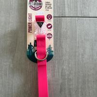 Collare luminoso rosa