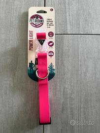 Collare luminoso rosa