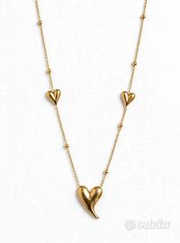 Collana elegante dorata da donna - Nuova