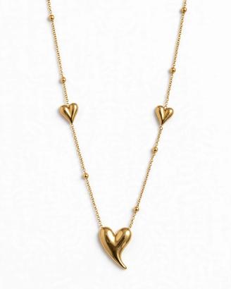 Collana elegante dorata da donna - Nuova