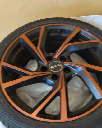 gomme invernali come nuove su cerchi in lega