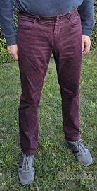 Pantaloni uomo invernali viola Fay