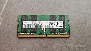 Memoria ram Samsung DDR4 16GB 2400MHz sodimm 