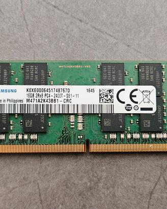 Memoria ram Samsung DDR4 16GB 2400MHz sodimm 
