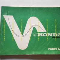 HONDA GL 1000 Gold Wing 1975 catalogo ricambi orig