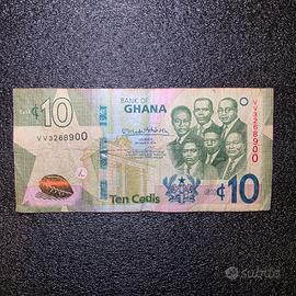 Banconota Ghana Cedis 10  Numismatica Autentica Ra
