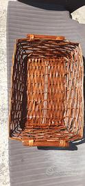 Cesto in vimini grande. 50x25 cm
