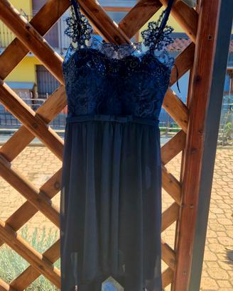 Abito da cerimonia con pizzo donna Taglia M 42/44