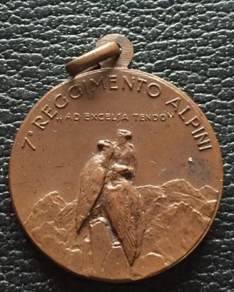 Medaglia in bronzo 7° Reggimento ALPINI