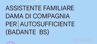 Badante signora autosufficiente (liv.bs)