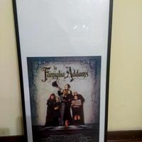 locandina  incorniciata LA FAMIGLIA ADDAMS