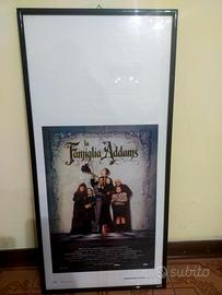 locandina  incorniciata LA FAMIGLIA ADDAMS