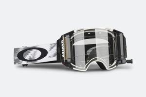 Maschera oakley airbrake mx bianca / nera roll off