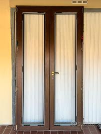 Porta Finestra in PVC Balzaretti – Colore Noce