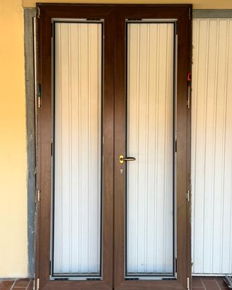 Porta Finestra in PVC Balzaretti – Colore Noce
