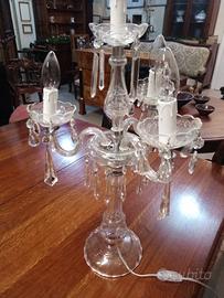 candelabro in cristallo 