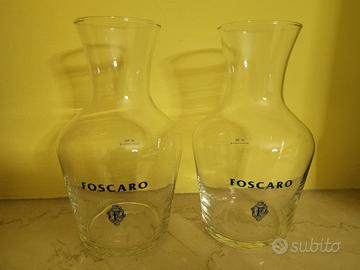 2 brocche in vetro da 500 ml 