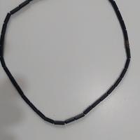 Collana in onice nero