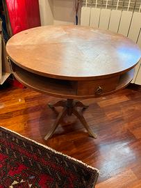 Tavolino in legno tondo