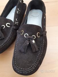 Voile Blanche mocassino scamosciata marrone