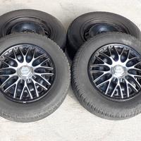 set ruote invernali su cerchione