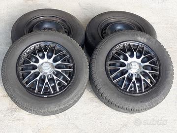 set ruote invernali su cerchione