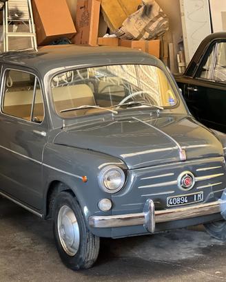 Fiat 600 D 750cc 21CV DOCUMENTI ORIGINALI D’EPOCA