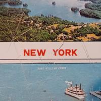 VECCHIO VASSOIO SOUVENIR DI NEW YORK ANNI 60 - 70 