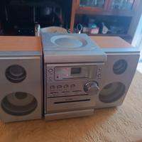 COMPATTO RADIO CD  MUSICA CASSETTE CASSE